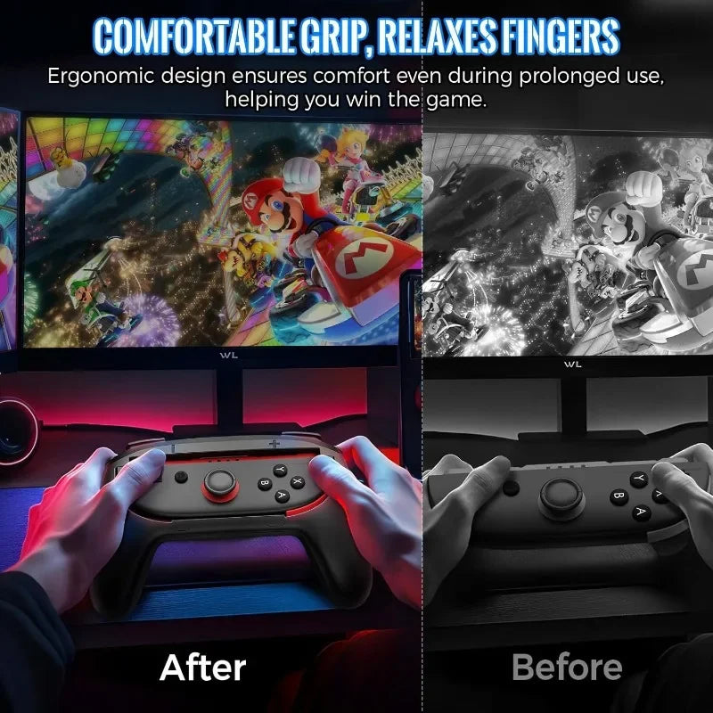 2 Pack Hand Grips for Nintendo Switch 2 (2025) for Joy-Con 2 Wear-Resistant  Anti-Slip Switch2 Controllers Grips Handle Kits