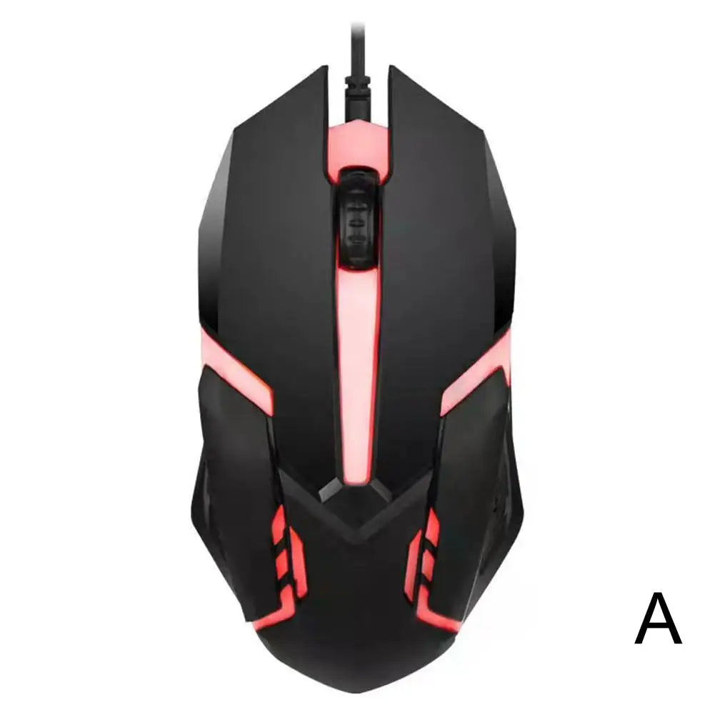 Mini Optical Wired Mouse USB LED Ergonomic 3-Button Mouse for PC Laptop Notebook Computer Accessories